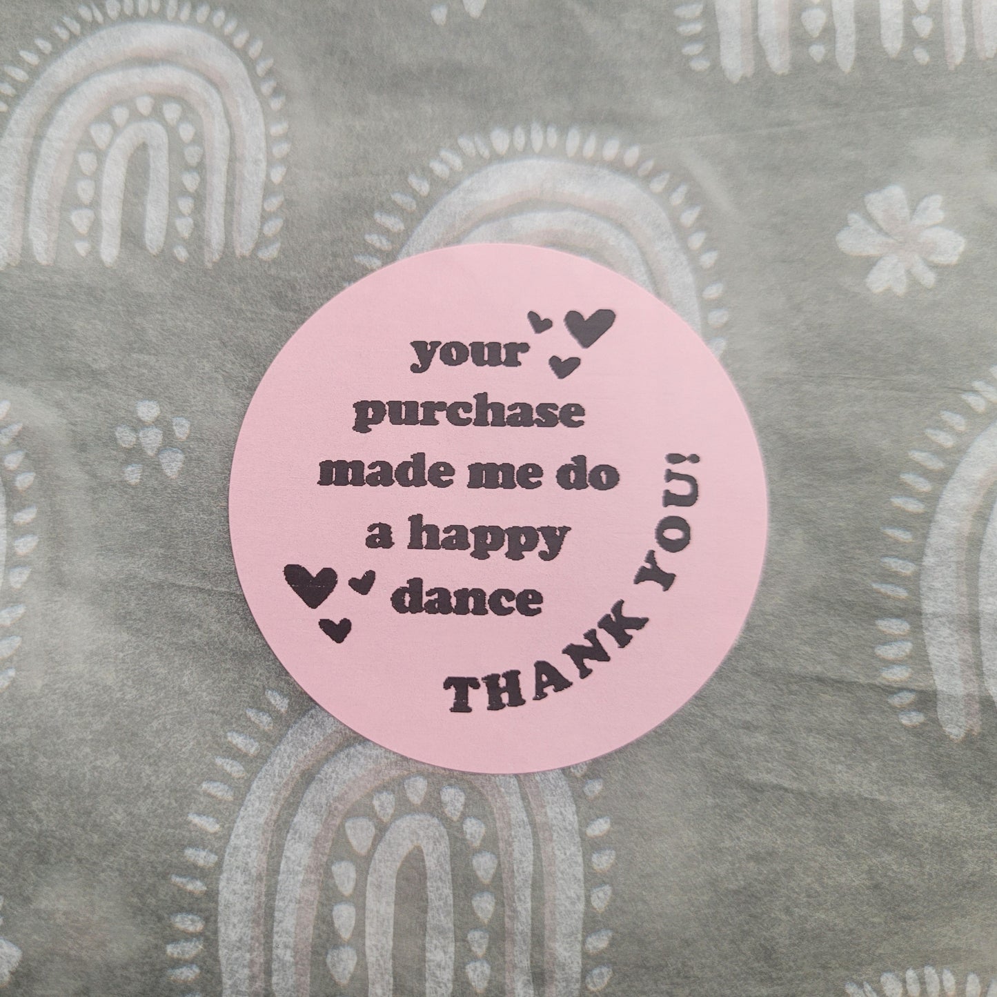 Happy Dance - Packaging Stickers