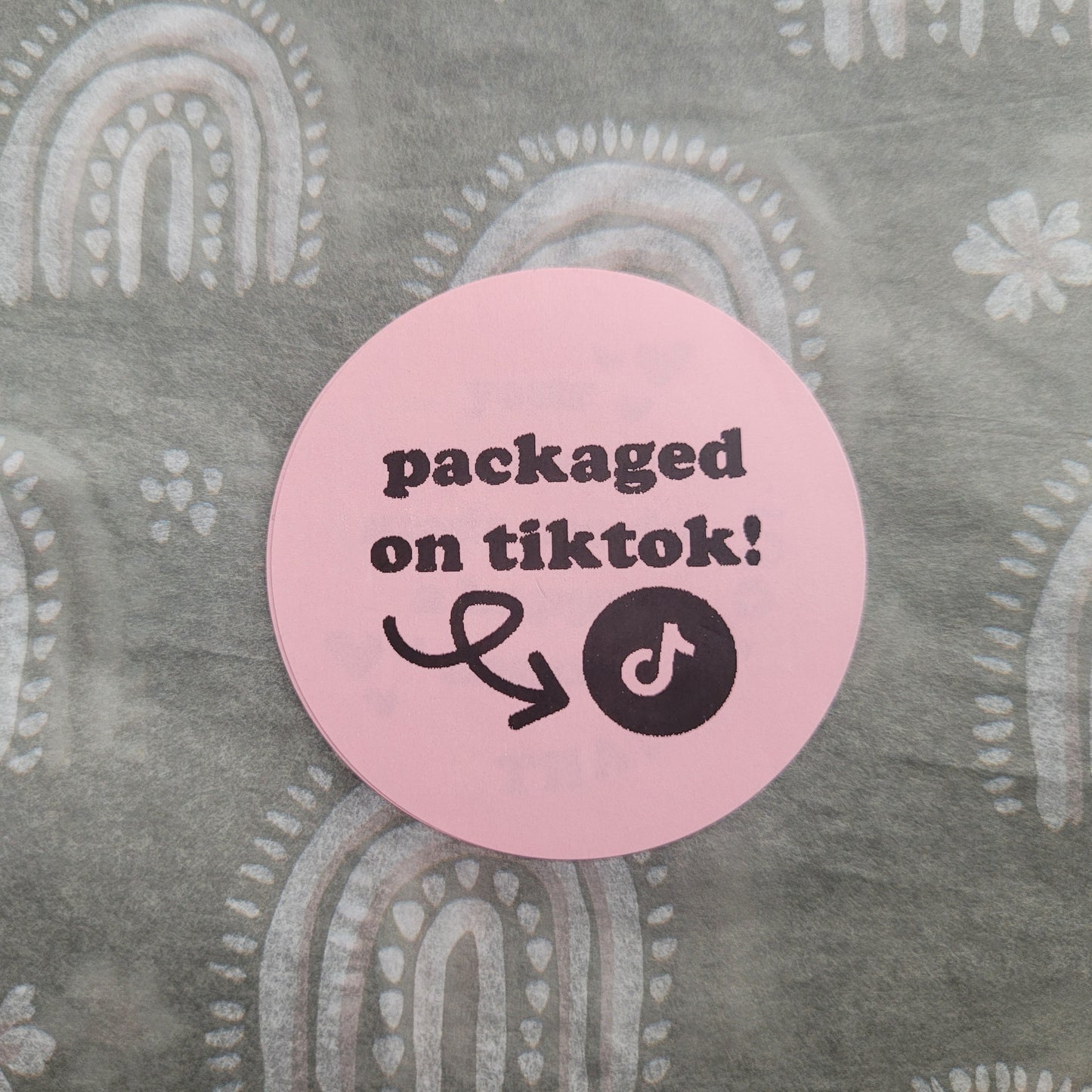 Packed on TikTok - Packaging Stickers