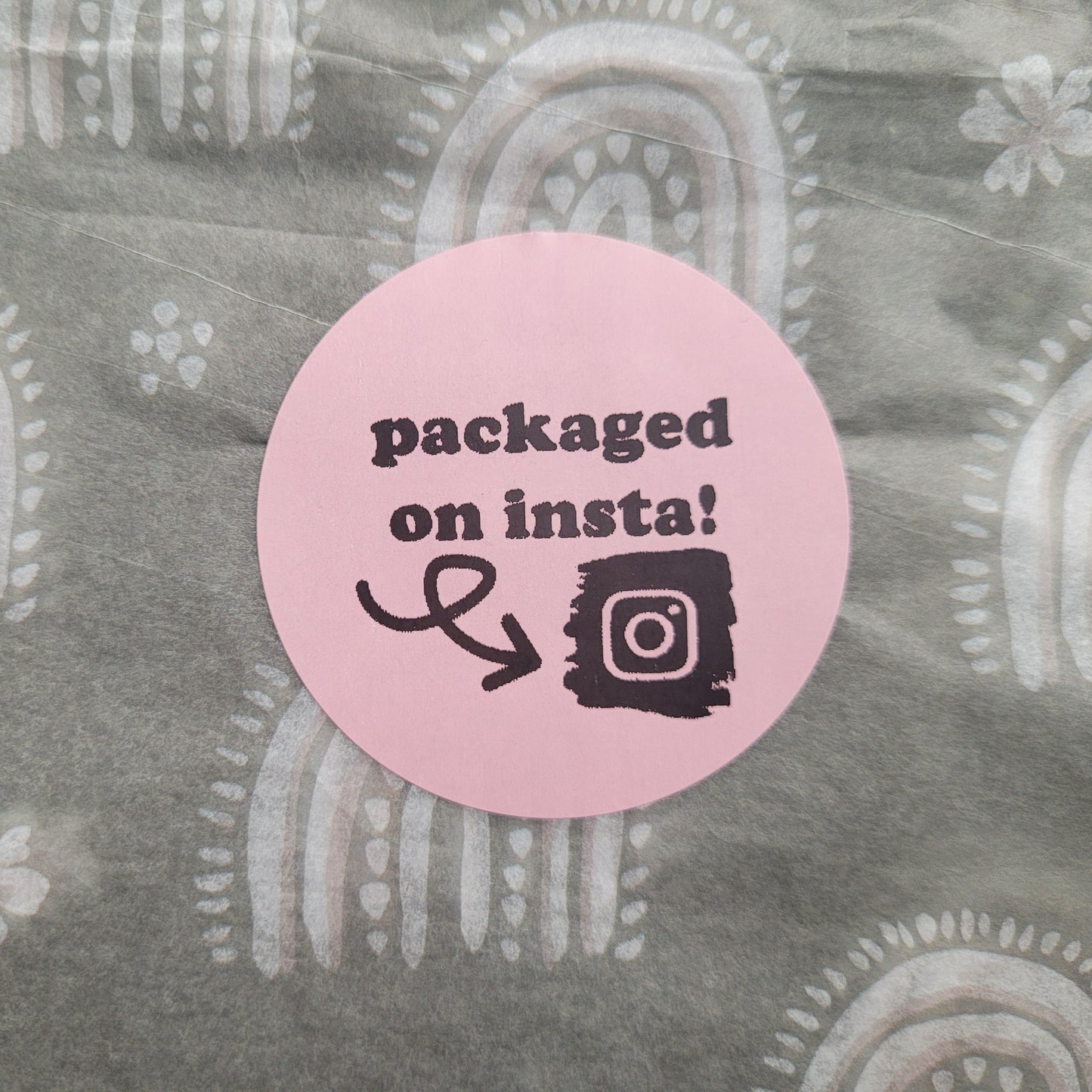 Packed on Insta - Packaging Stickers