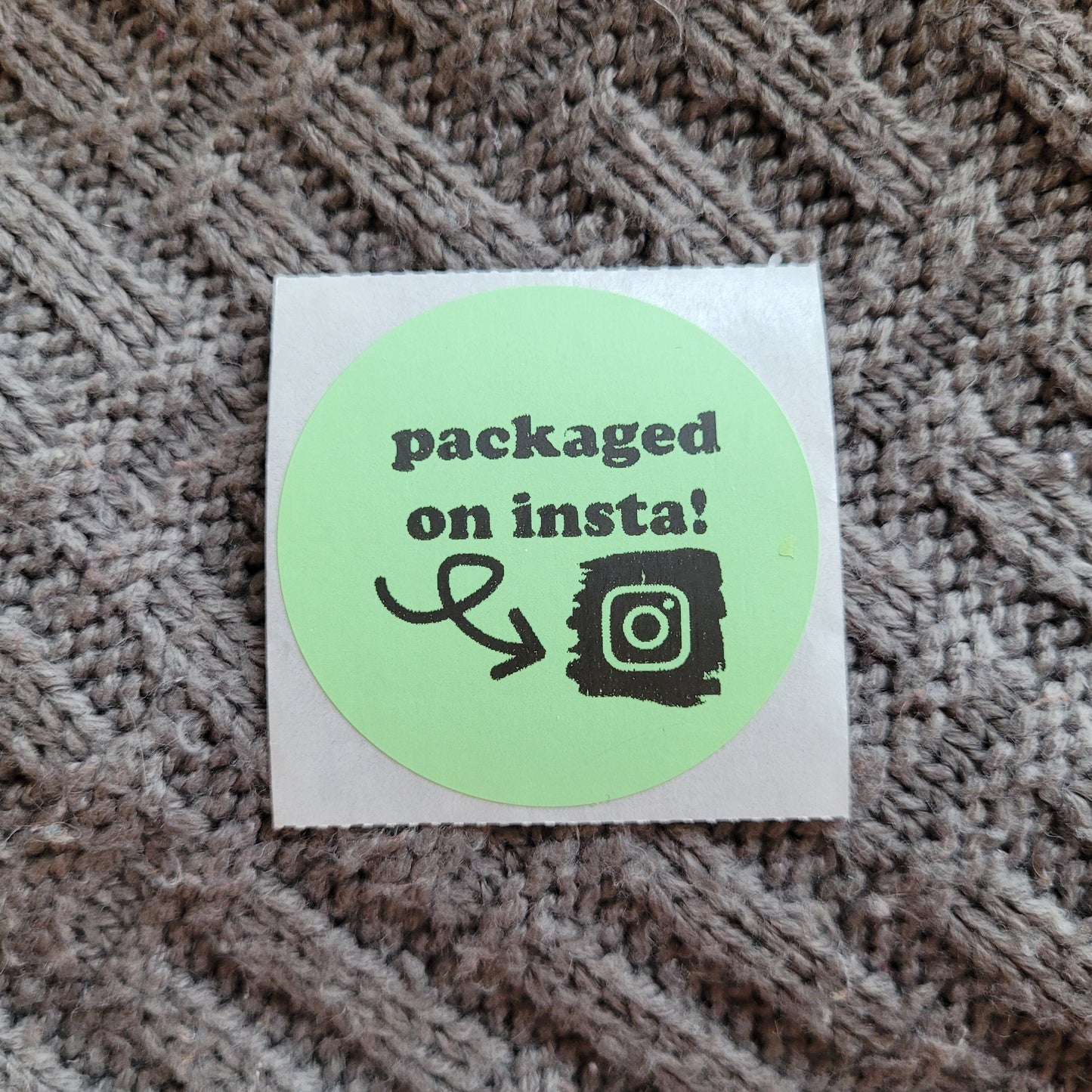 Packed on Insta - Packaging Stickers