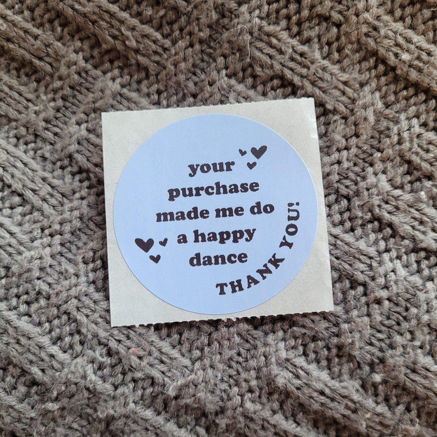Happy Dance - Packaging Stickers