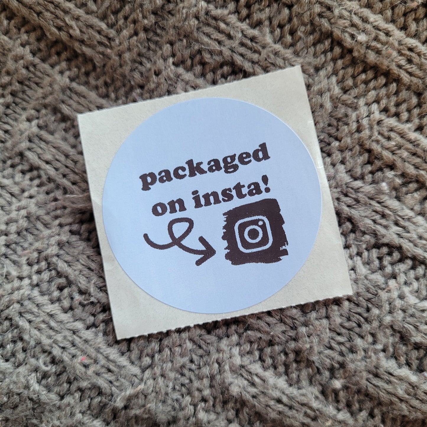 Packed on Insta - Packaging Stickers