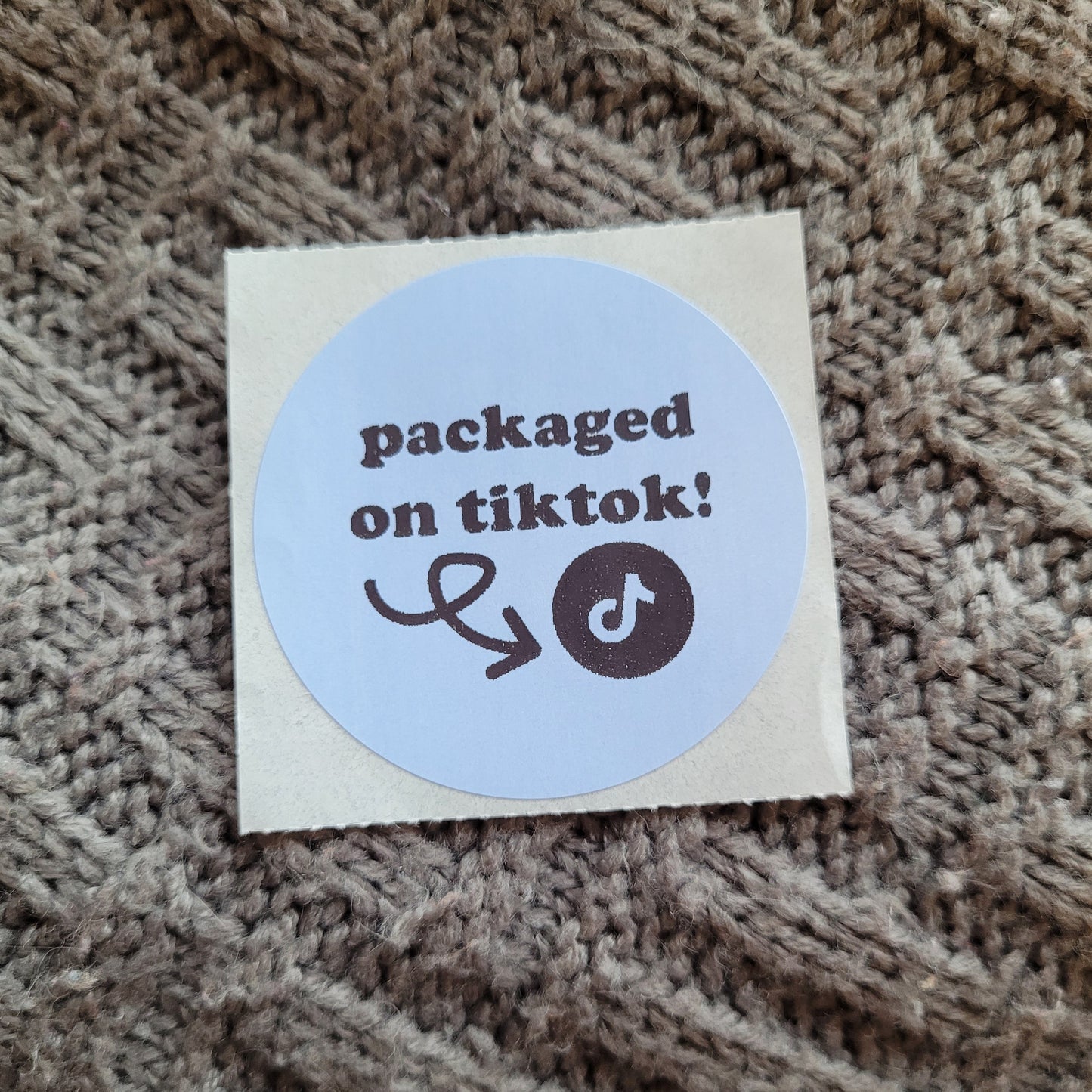 Packed on TikTok - Packaging Stickers