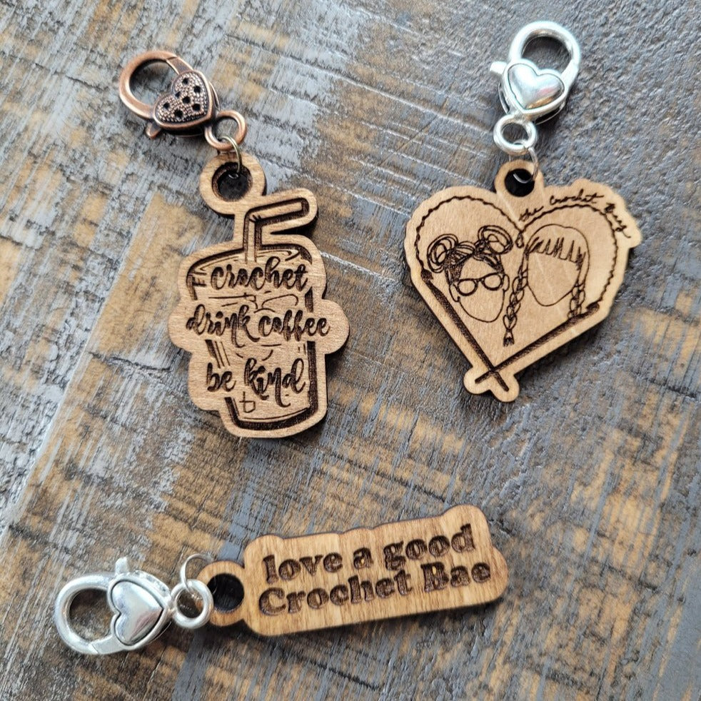 Crochet Baes Stitch Markers (set of 3)