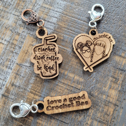 Crochet Baes Stitch Markers (set of 3)