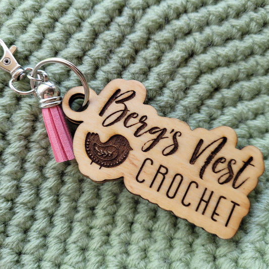 Digital Business Card Keychain - Custom QR Code