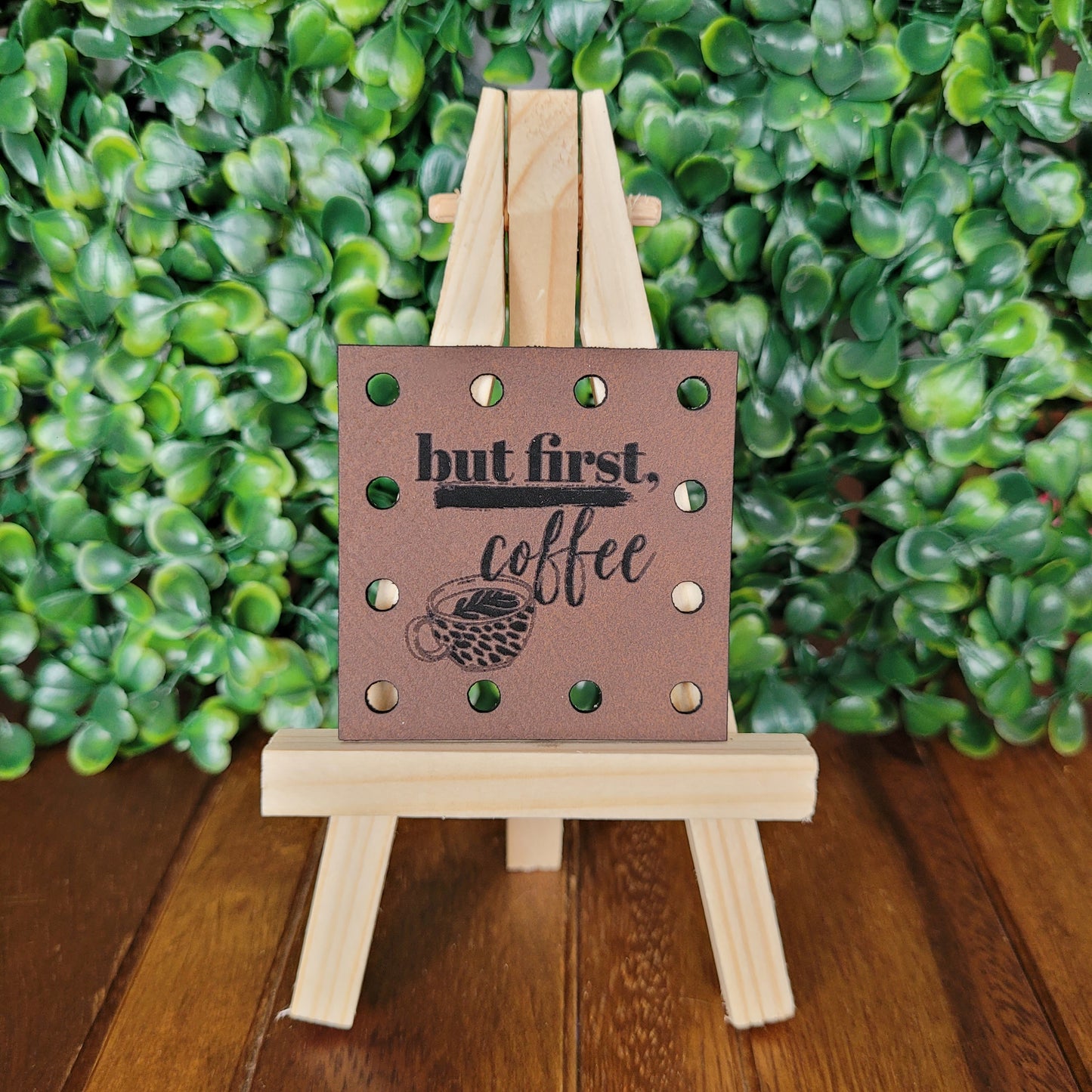 'But First, Coffee' Patch - Square