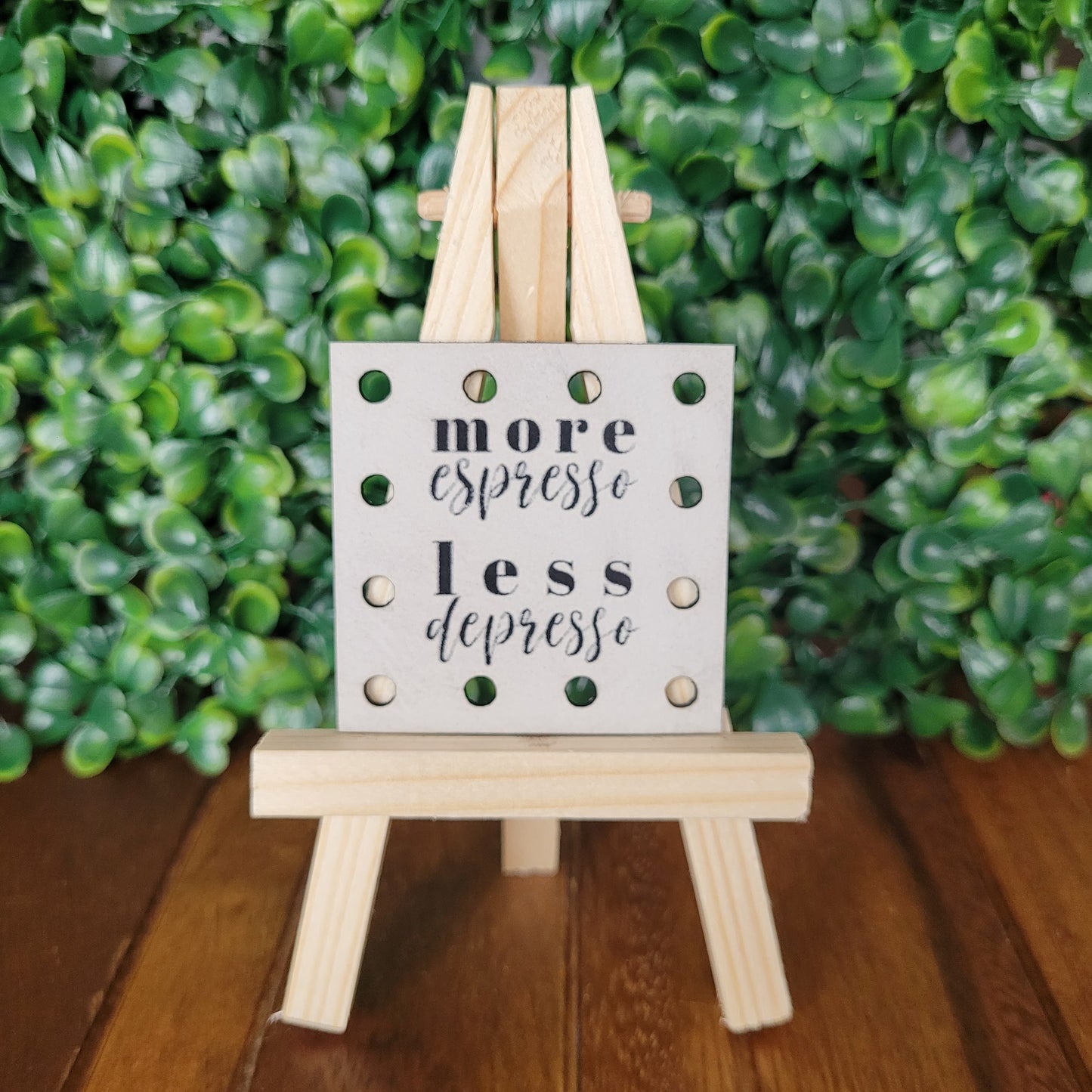 'More Espresso, Less Depresso' Patch - Square