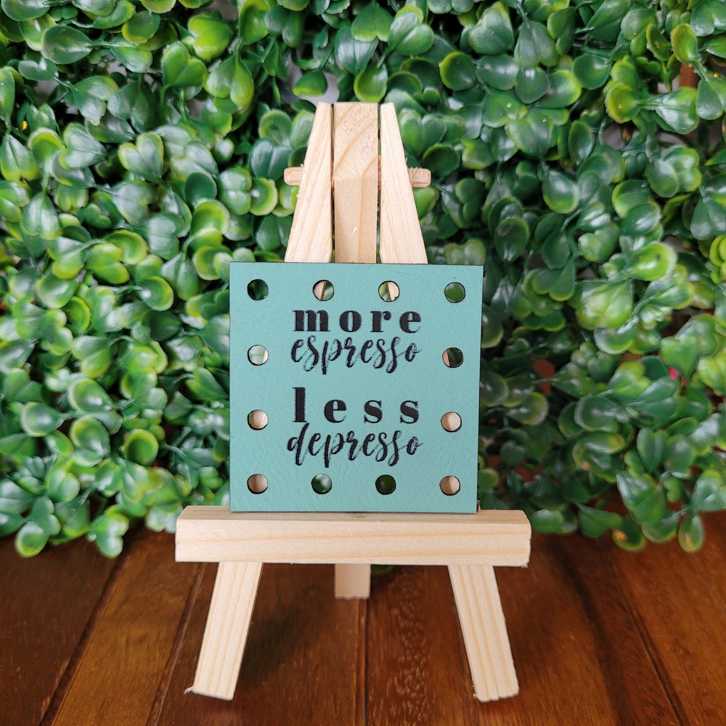 'More Espresso, Less Depresso' Patch - Square