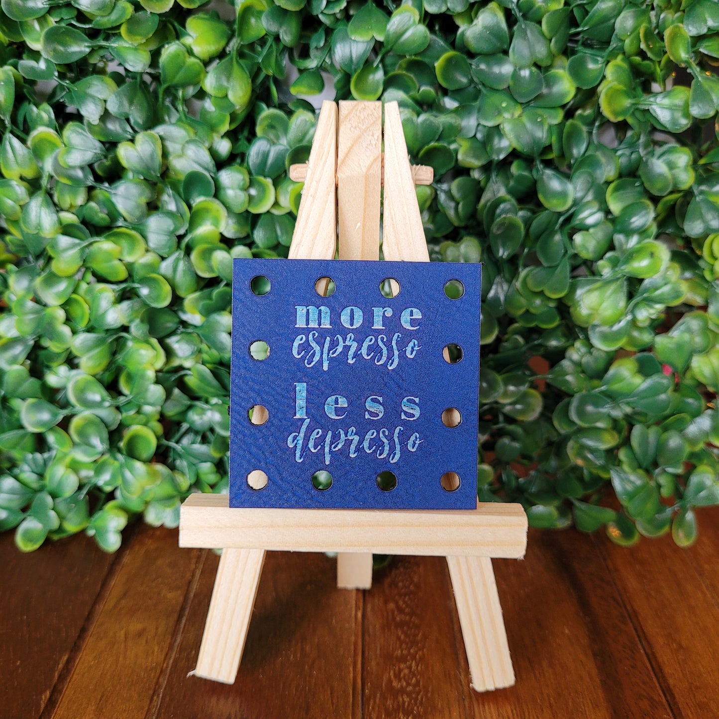 'More Espresso, Less Depresso' Patch - Square