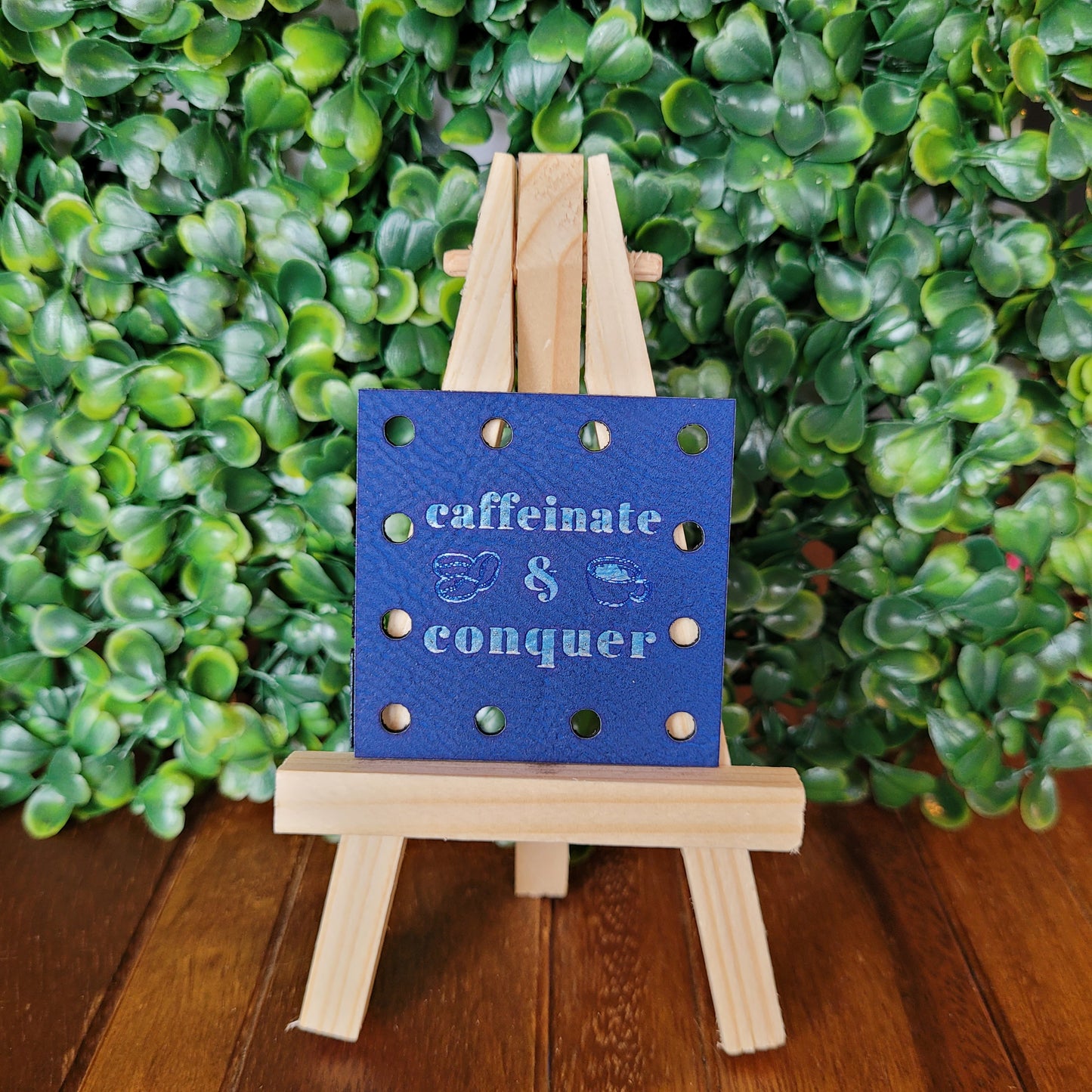 'Caffeinate & Conquer' Patch - Square