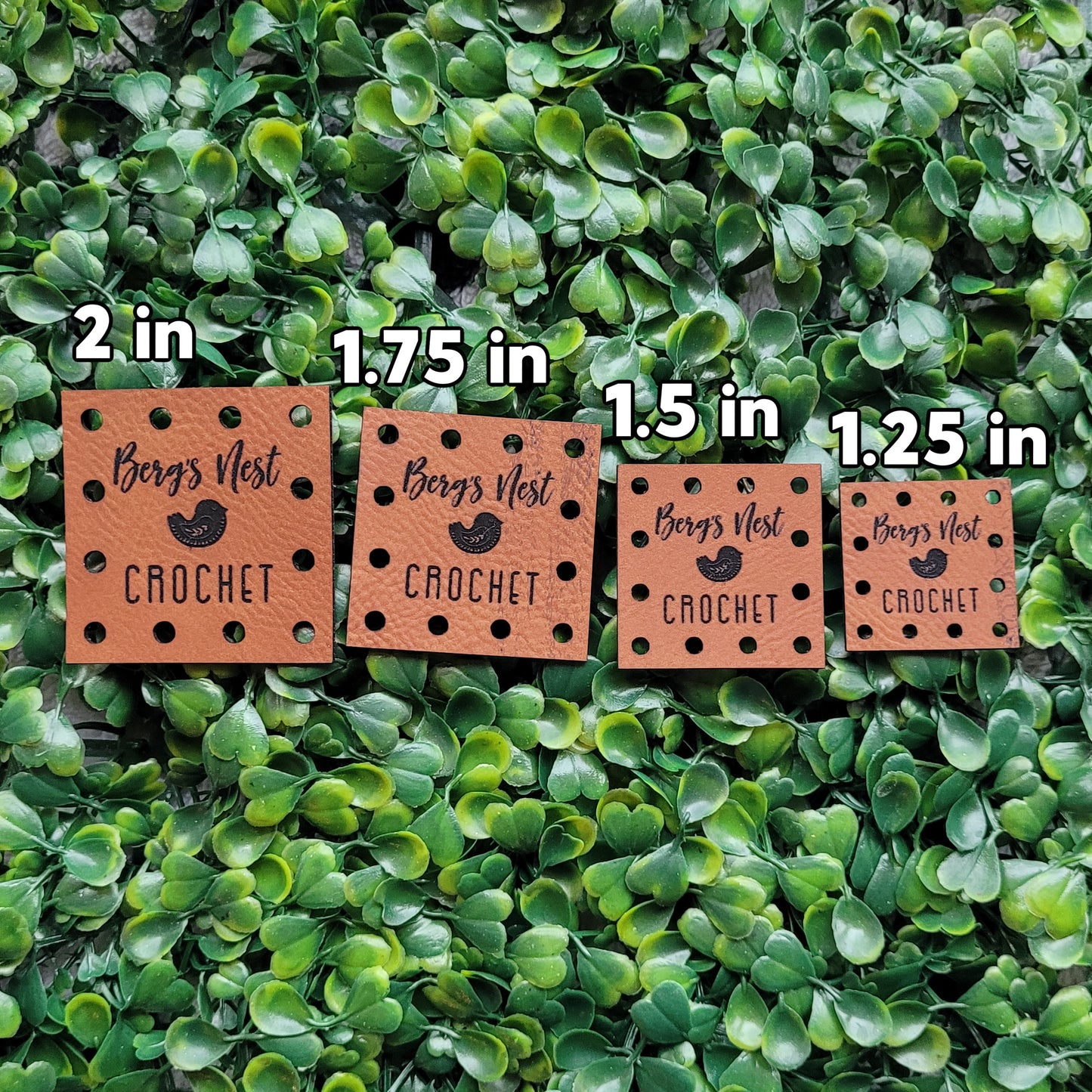Custom Leather Patches - Square