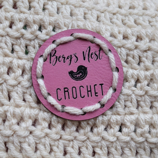 Custom Leather Patches - Circle