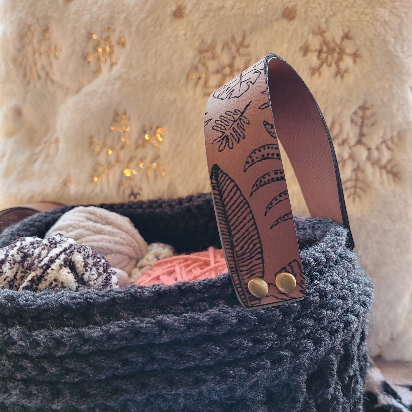 Boho Basket Handles - Nesting Set of 3