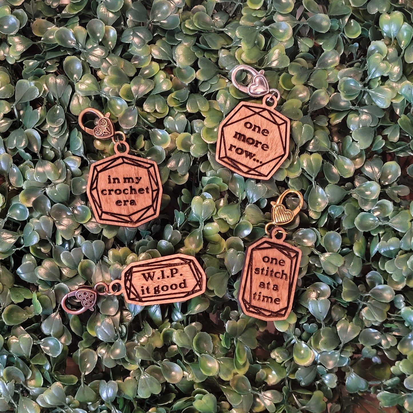 Crochet Themed Stitch Markers (set of 4)