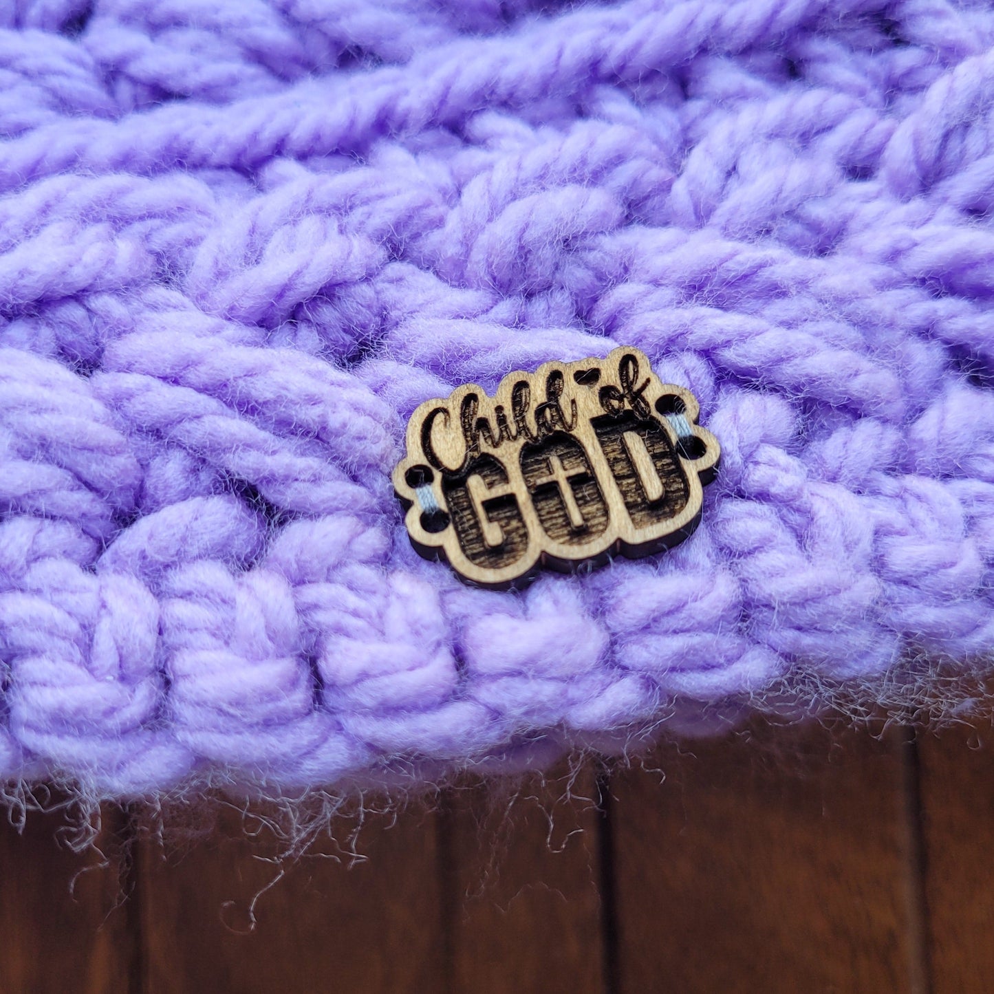 "Child of God" Wood Button/Charm (set of 10)