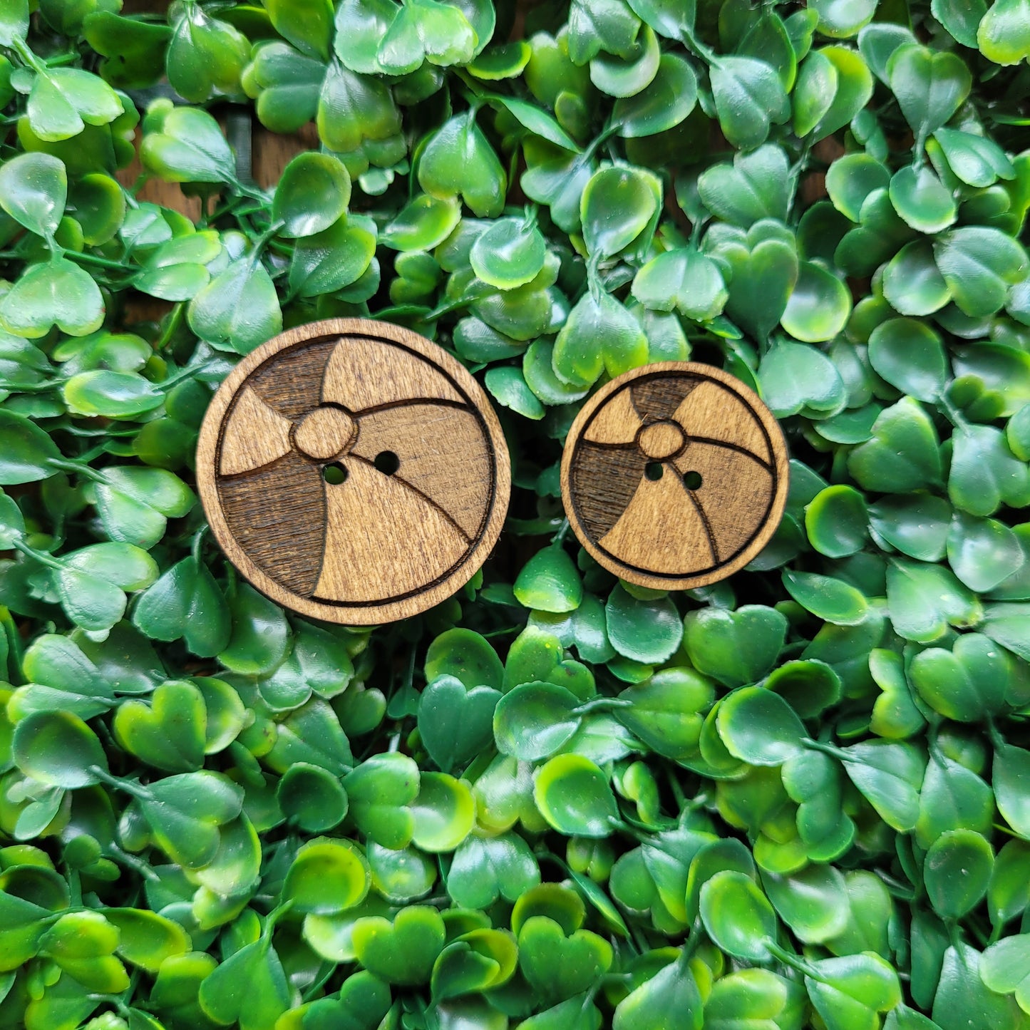Groovy Summer Wooden Buttons (set of 12)