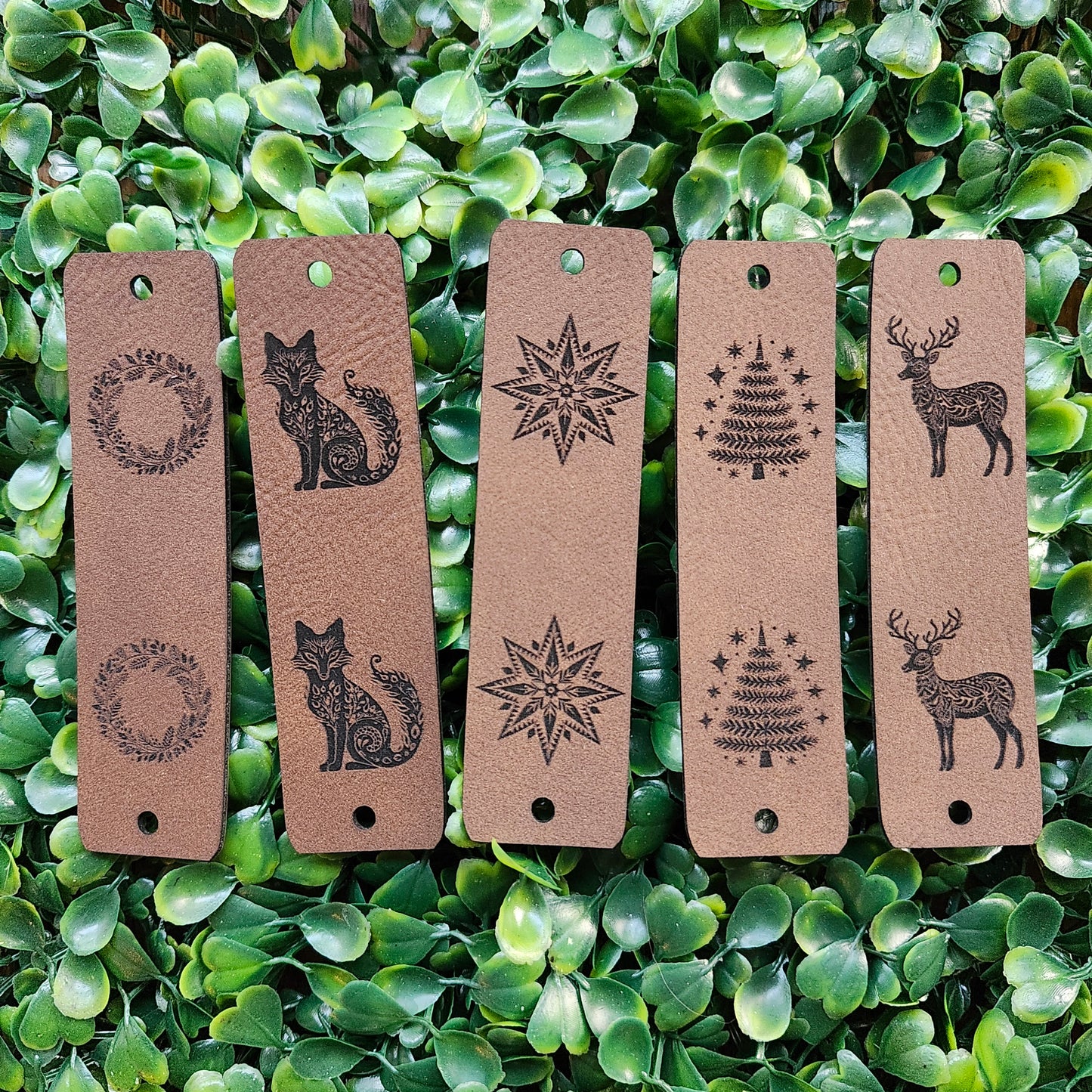 Scandinavian Christmas Folded Tags (set of 10)