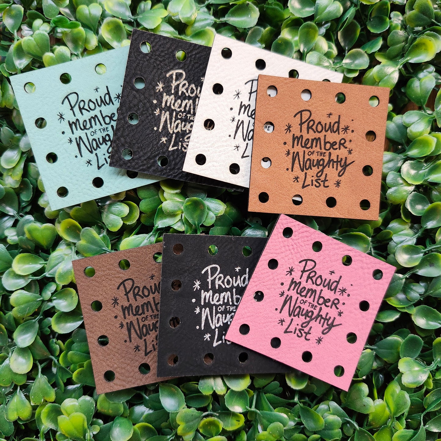 Cutie Christmas Square Patches (set of 10)