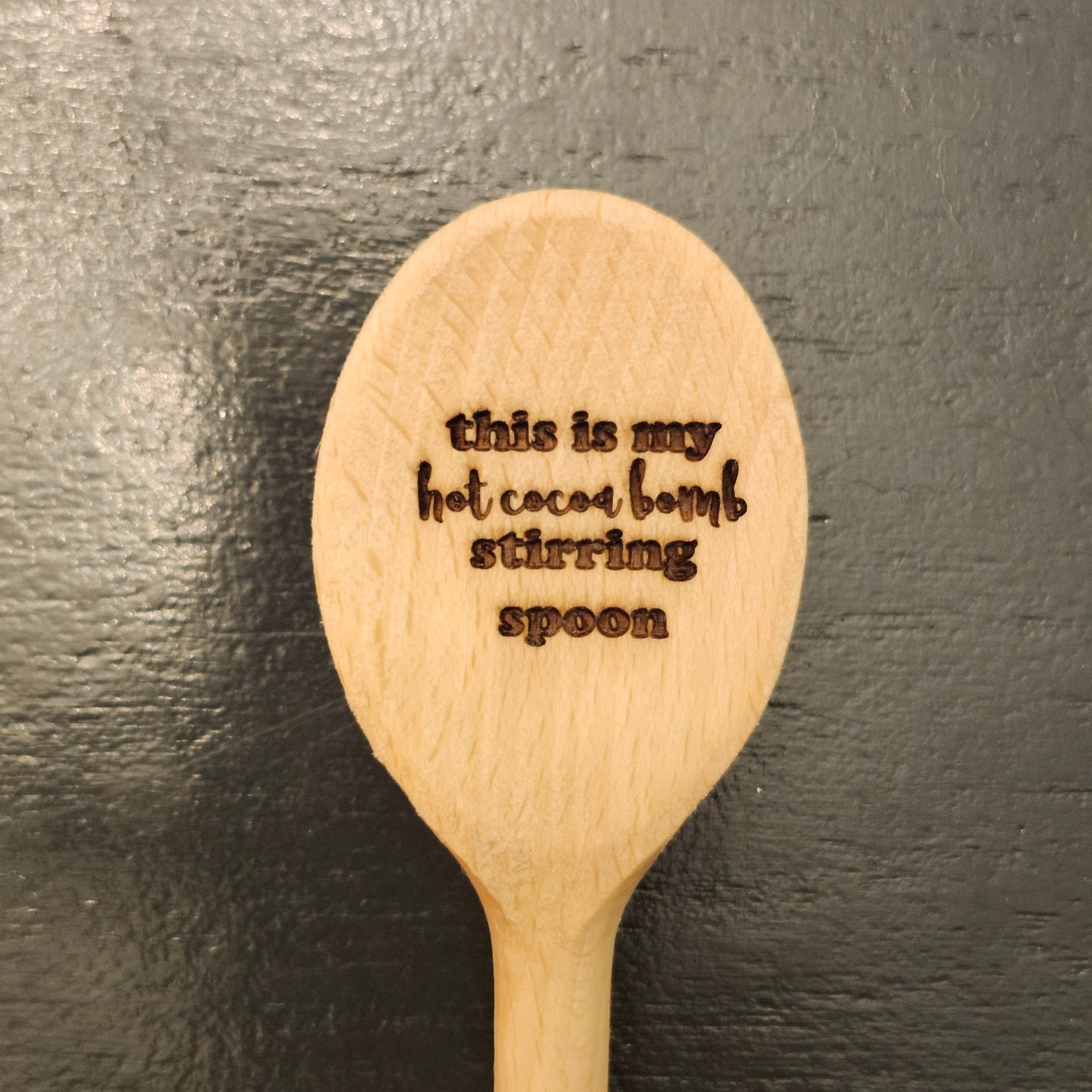 Sellenberg's Sweets Wooden Engraved Stirring Spoon