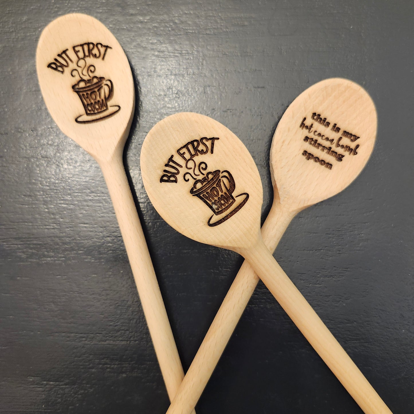 Sellenberg's Sweets Wooden Engraved Stirring Spoon