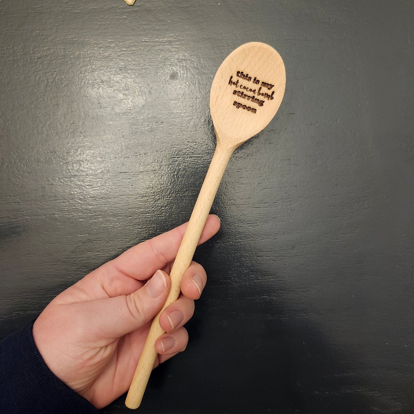 Sellenberg's Sweets Wooden Engraved Stirring Spoon