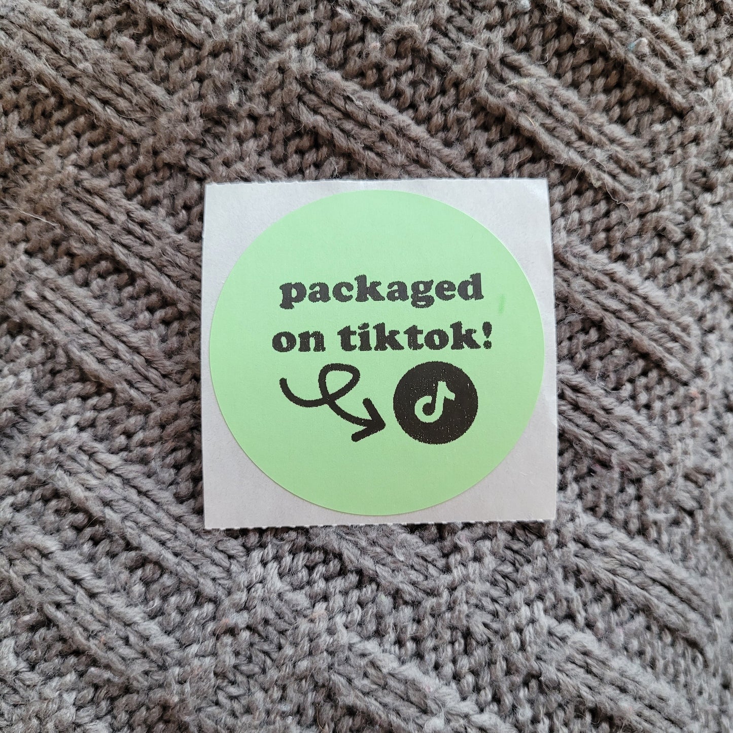 Packed on TikTok - Packaging Stickers