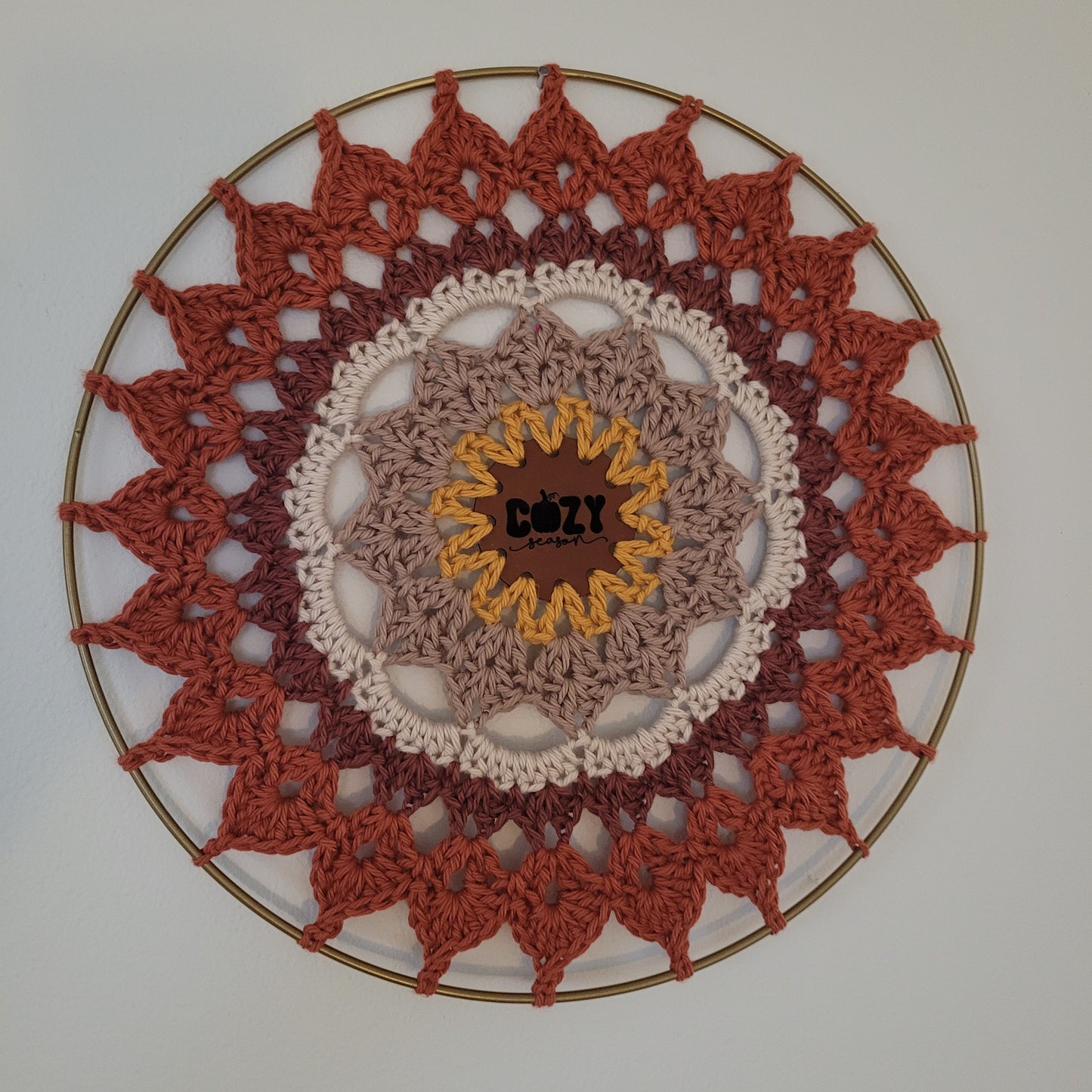 Retro Autumn Patches - Circle (set of 10)