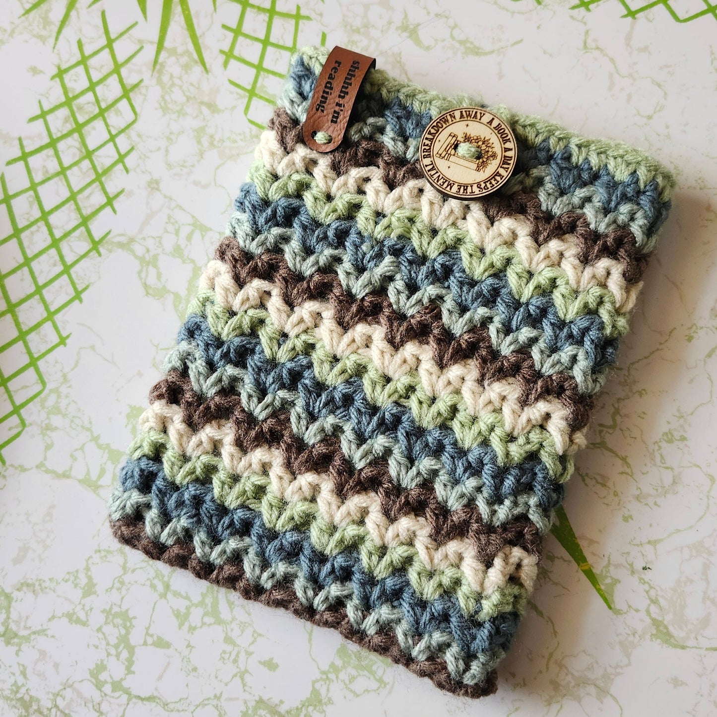 Hooked on Books Sleeve Crochet Pattern - Digital Download