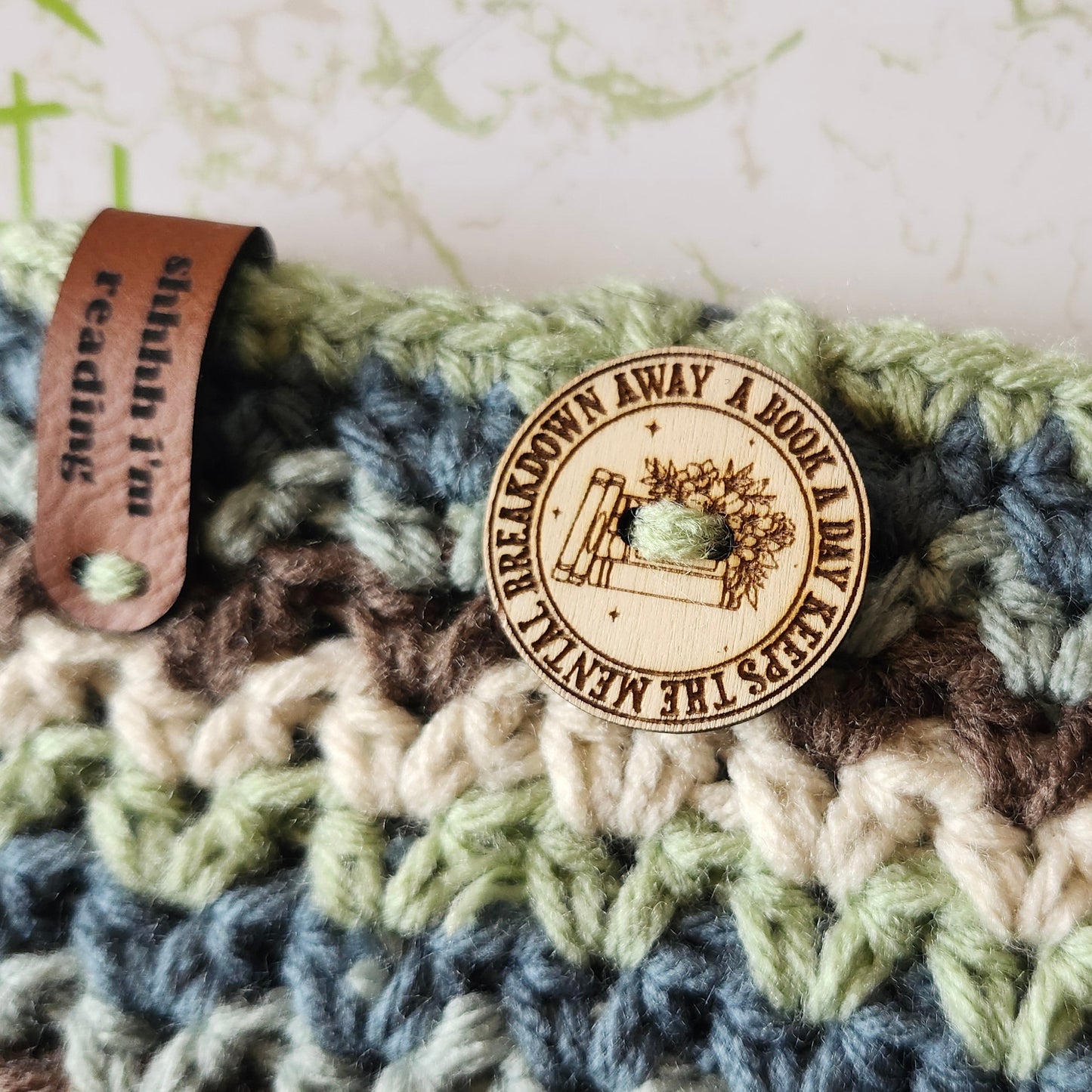 Hooked on Books Sleeve Crochet Pattern - Digital Download