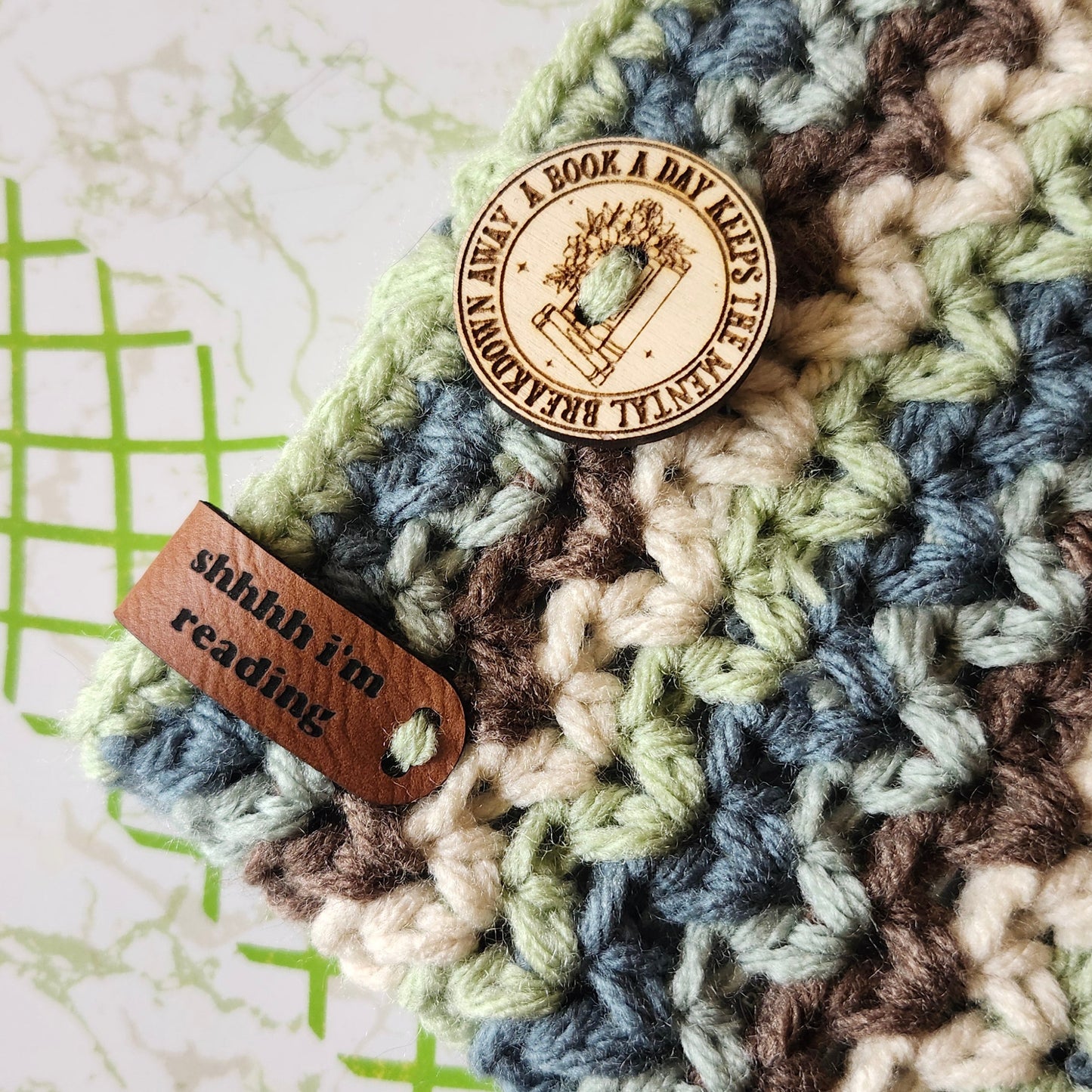 Hooked on Books Sleeve Crochet Pattern - Digital Download