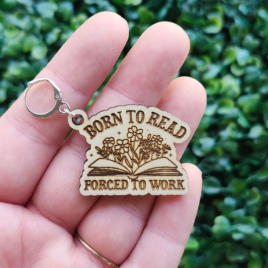 Hooked on Books Stitch Markers (set of 4)