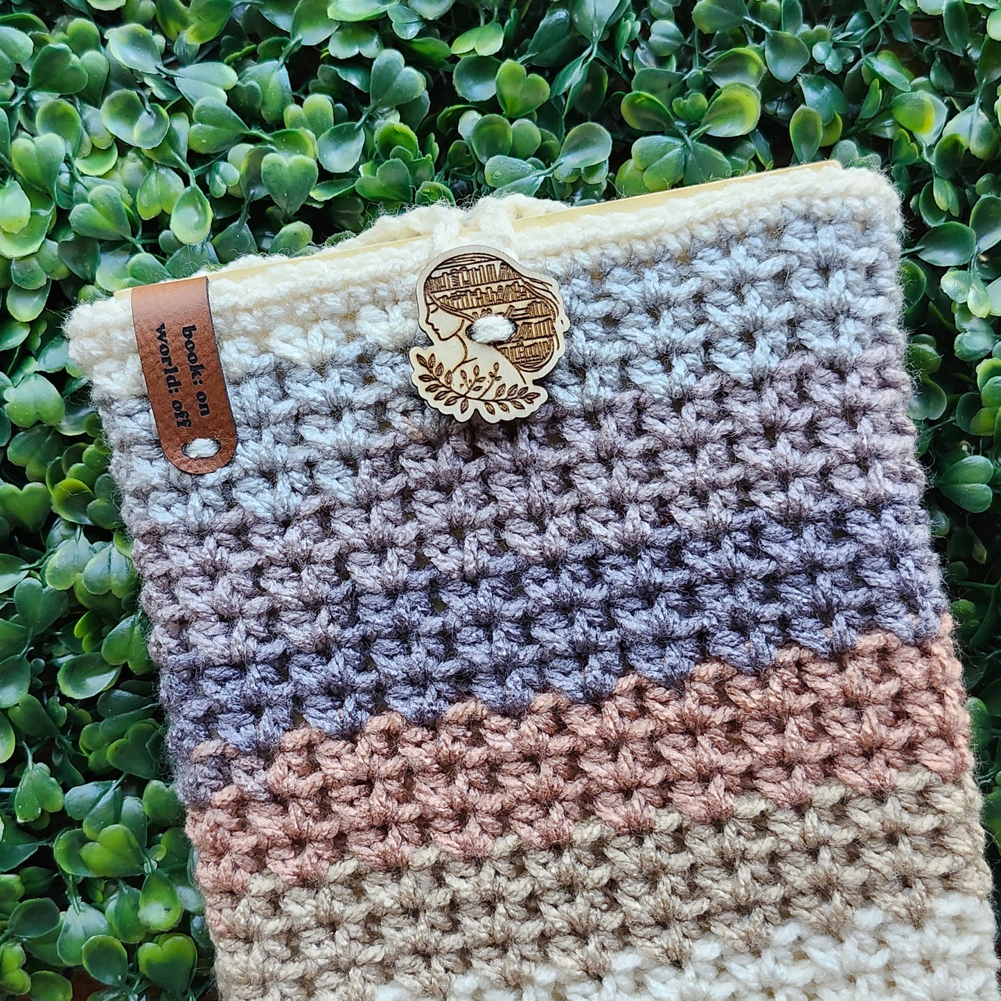 Hooked on Books Sleeve Crochet Pattern - Digital Download