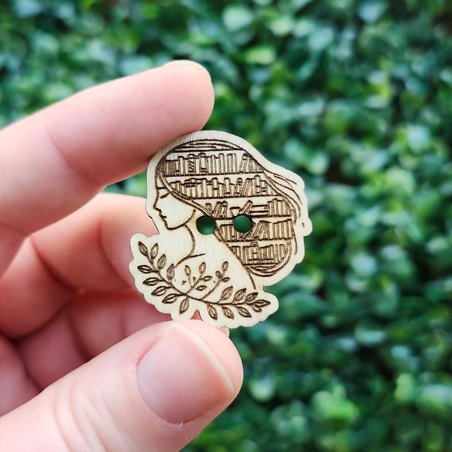 Hooked on Books Buttons/Charms (set of 8)