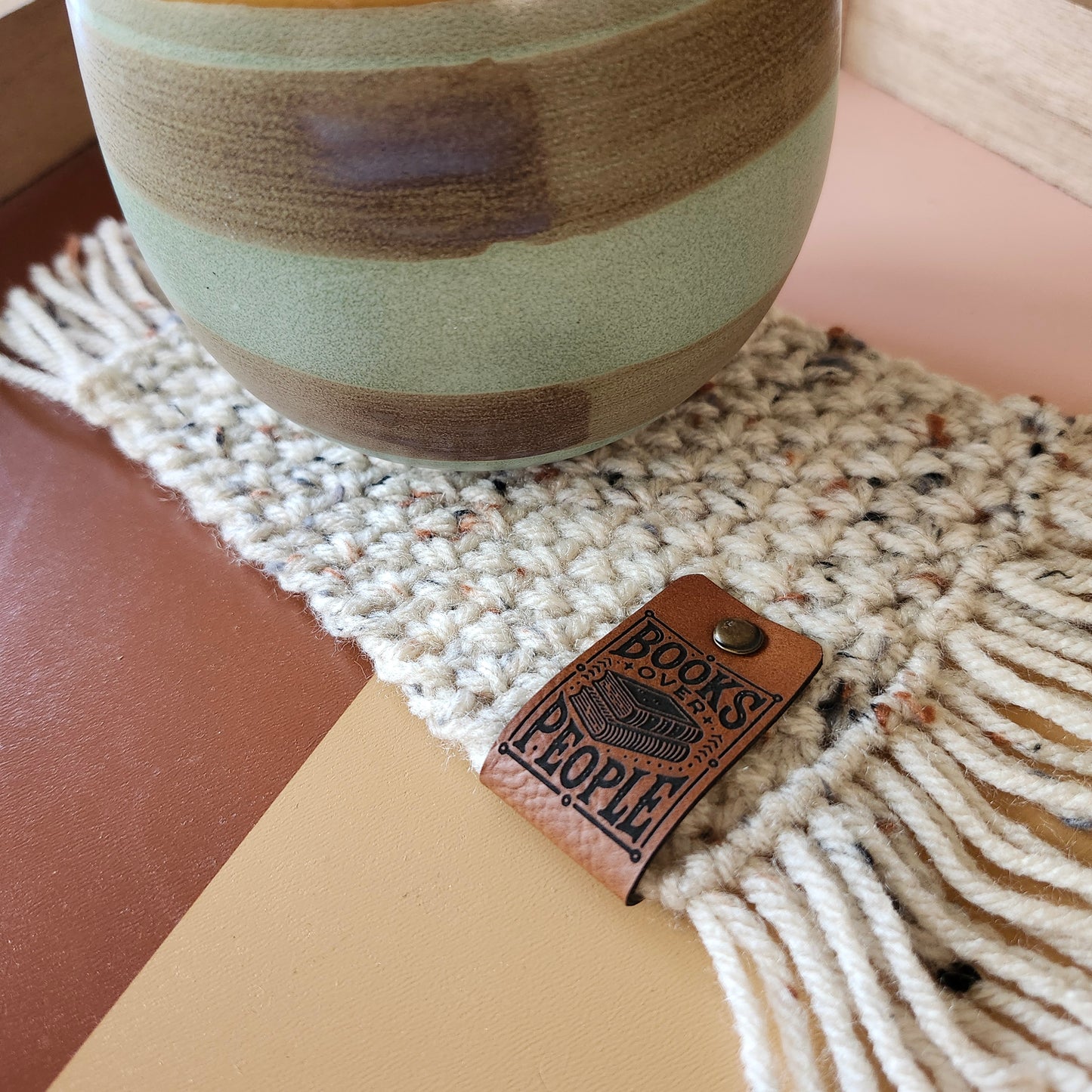 Hooked on Books Folded Tags